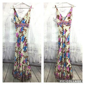 Anthro Plenty by Tracy Reese Silk Beaded Maxi Dress 2